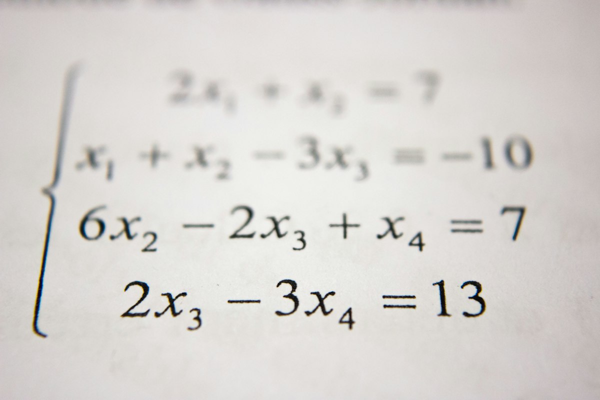 Chalkboard full of mathematical thinking